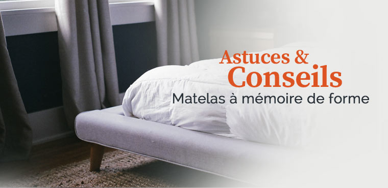 entretenir un matelas à mémoire de forme