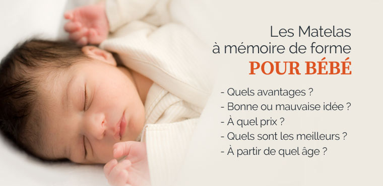 bébé qui dort sur son matelas